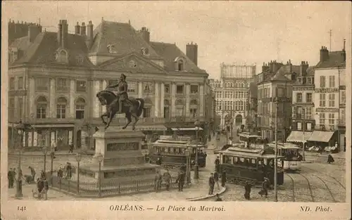 Orleans Loiret La Place du Martroi / Orleans /Arrond. d Orleans