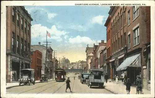 Mc Kees Rocks Chartiers Avenue Looking West Kat. Mc Kees Rocks