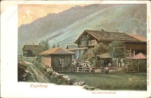 Engelberg OW Das Schweizerhaus Kat. Engelberg