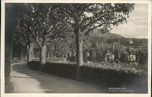 Badenweiler Rundweg im Kurpark Kat. Badenweiler