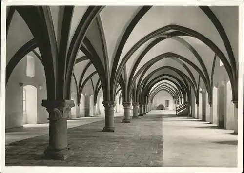 Eltville Rhein ehemalige Zisterzienserabtei Eberbach Dormitorium der Conventualen Kat. Eltville am Rhein