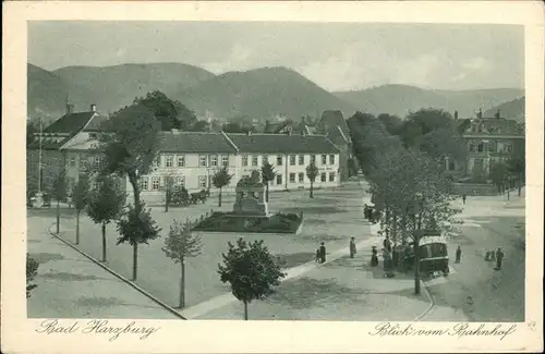 Bad Harzburg Blick vom Bahnhof Denkmal Kat. Bad Harzburg