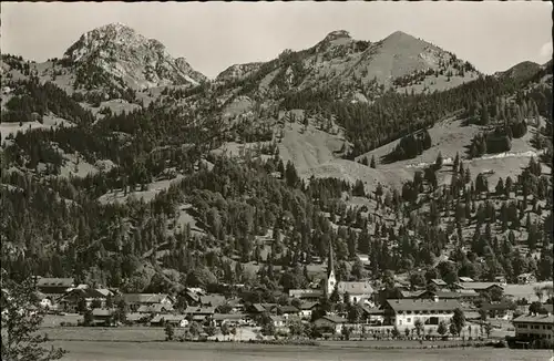 Bayrischzell mit Wendelstein Kat. Bayrischzell