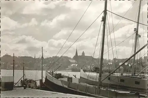 Flensburg Hafen Segelschiffe Kat. Flensburg