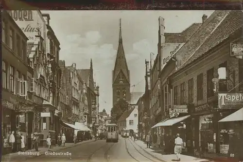 Strassenbahn Flensburg Grossestr. Kat. Strassenbahn