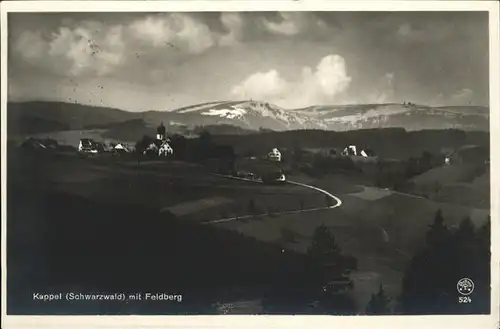 Kappel Lenzkirch Panorama mit Feldberg Hoehenluftkurort Kat. Lenzkirch