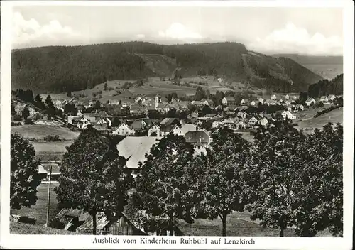 Lenzkirch Ausblick vom Kinderheim Ruhbuehl heilklimatischer Kurort Kat. Lenzkirch