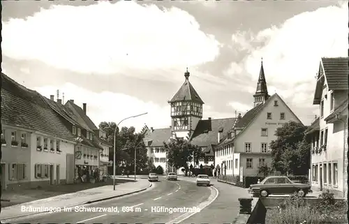 Braeunlingen Huefingerstrasse Autos  Kat. Braeunlingen