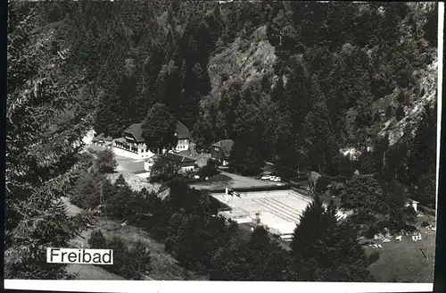 Todtnau Schwarzwald Panorama Schwimmbad Kat. Todtnau