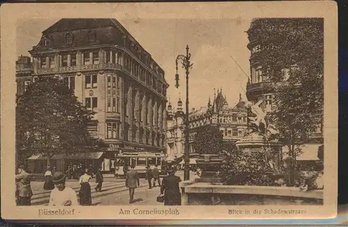 Duesseldorf Corneliusplatz Schadowstrasse Kat. Duesseldorf