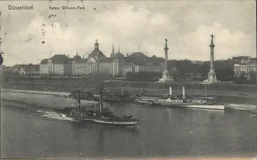 Duesseldorf Kaiser Wilhelm Park Kat. Duesseldorf