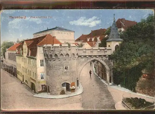 Merseburg Saale Krummes Tor Kat. Merseburg