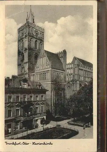 Frankfurt Oder Marienkirche Kat. Frankfurt Oder