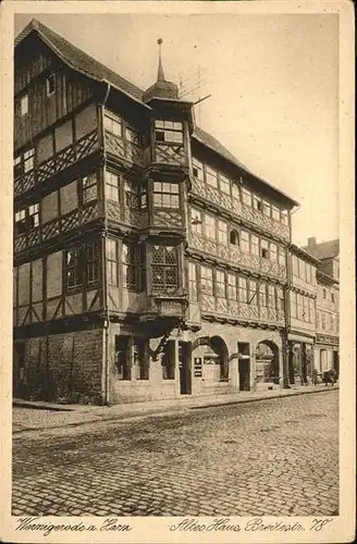 pw34448 Wernigerode Harz Altes Rathaus Breitestrasse Fachwerkhaus Kategorie. Wernigerode Alte Ansichtskarten