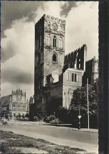 Frankfurt Oder Marienkirche und Rathaus Kat. Frankfurt Oder