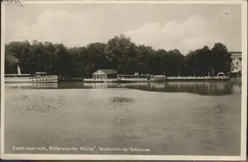 Woltersdorf Erkner Woltersdorfer Muehle Schleuse Kat. Woltersdorf Erkner