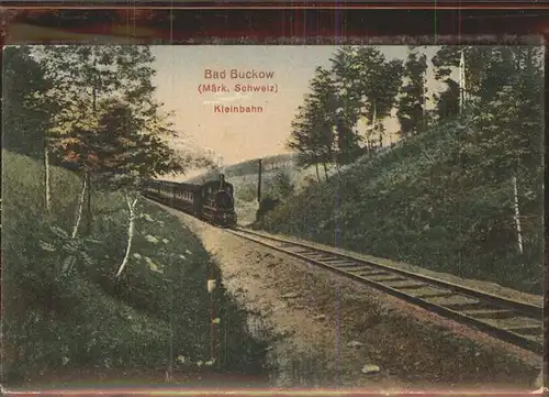 Buckow Maerkische Schweiz Eisenbahn Kleinbahn Kat. Buckow Maerkische Schweiz