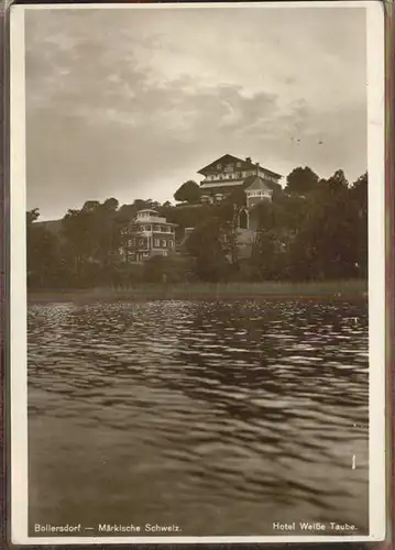 Bollersdorf Hotel Weisse Taube Kat. Oberbarnim