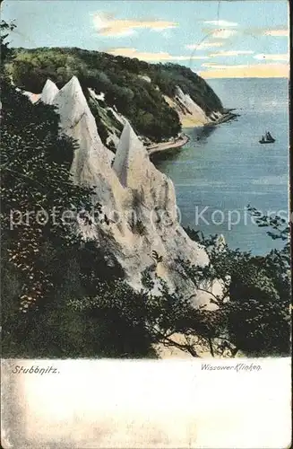 Wissower Klinken Stubnitz Kreidefelsen Steilkueste Kat. Sassnitz