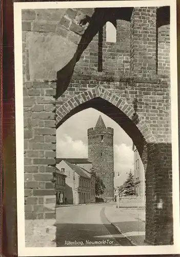 Jueterbog Neumarkt Tor Turm Kat. Jueterbog