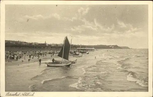 Ahlbeck Ostseebad Insel Usedom Am Strand Kat. Heringsdorf Insel Usedom