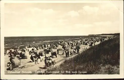 Zinnowitz Ostseebad Usedom Badestrand Kat. Zinnowitz