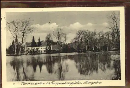 Altengrabow Truppenuebungsplatz Kommandantur Kat. Magdeburgerforth