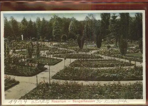 Sangerhausen Suedharz Rosarium Kat. Sangerhausen