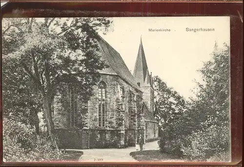 Sangerhausen Suedharz Marienkirche Kat. Sangerhausen