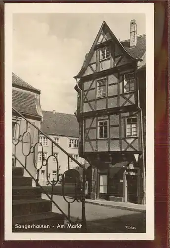 Sangerhausen Suedharz am Markt Kat. Sangerhausen