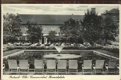 Pretzsch Elbe Eisenmoorbad Konzertplatz Kat. Pretzsch Elbe