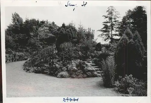 Sangerhausen Suedharz Steingarten im Rosarium Kat. Sangerhausen