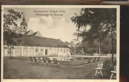 Pretzsch Elbe Eisenmoorbad Kurpark Konzertplatz Kat. Pretzsch Elbe