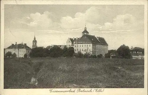 Pretzsch Elbe Schloss Bahnpost Kat. Pretzsch Elbe