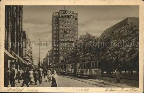 Duesseldorf Wilhelm Marx Haus Kat. Duesseldorf