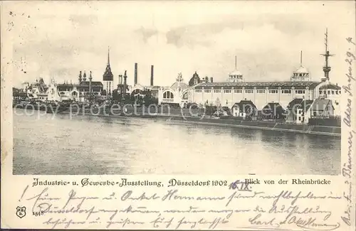 Duesseldorf Industrie u.Gewerbe Ausstellung 1902 (Ausstellungsgelaende) Kat. Duesseldorf