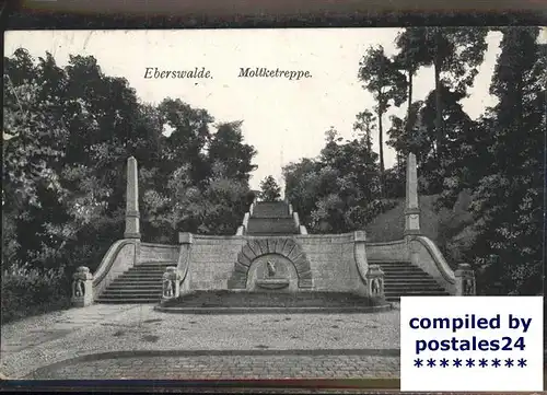 Eberswalde Moltketreppe Brunnen Kat. Eberswalde