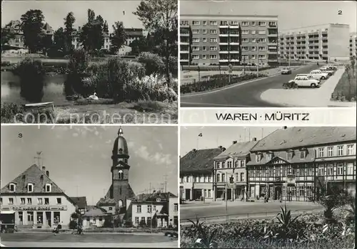 Waren Mueritz Altstadt Marienkirche Markt Kat. Waren Mueritz