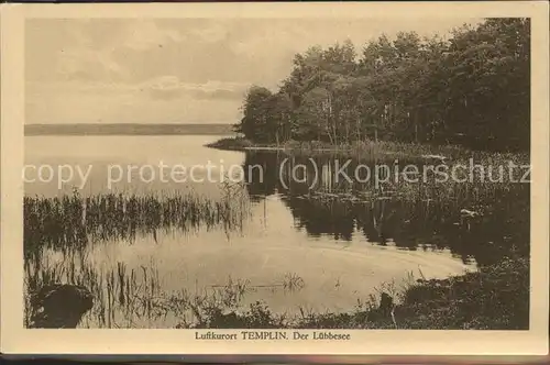 Templin Der Luebbesee Kat. Templin