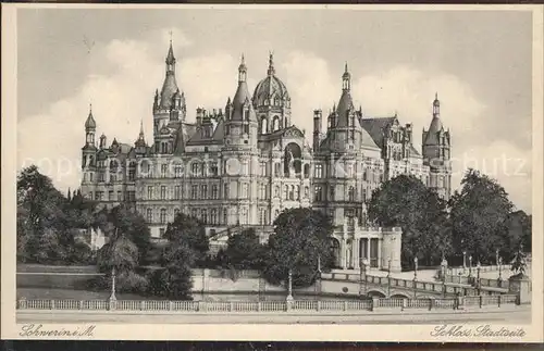 Schwerin Grossherzogliches Schloss Bruecke Kat. Schwerin