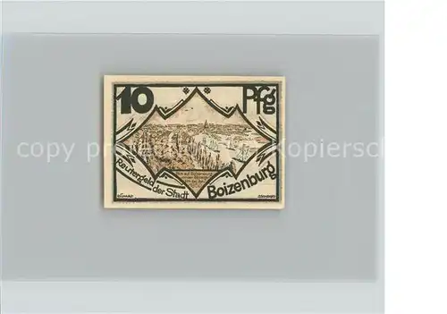 Boizenburg 10 Pfennig Reutergeld Kat. Boizenburg