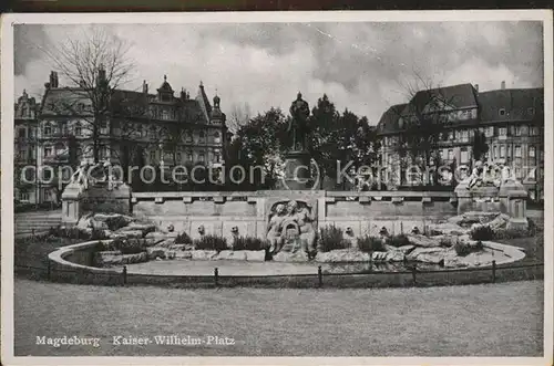 Magdeburg Kaiser Wilhelm Platz Kat. Magdeburg