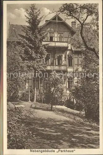 Wernigerode Harz Nebengebaeude "Parkaus" im Kuesters Kamp Kat. Wernigerode