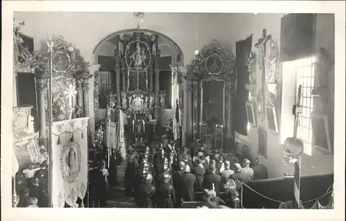 Tegernbach Pfaffenhofen Kirche Innen Messe Gottesdienst Kat. Pfaffenhofen a.d.Ilm