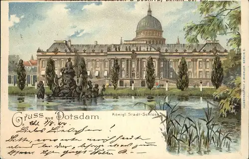 Potsdam Koenigliches Stadt-Schloss / Potsdam /Potsdam Stadtkreis
