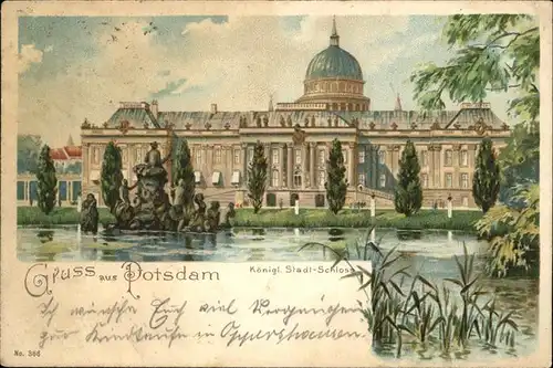 Potsdam koenigliches Stadt-Schloss / Potsdam /Potsdam Stadtkreis