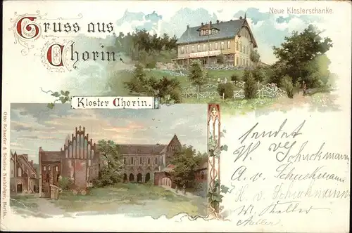 Chorin Neue Klosterschaenke Kloster Kat. Chorin