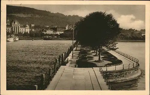 Bregenz Vorarlberg Hafen Molo Bodensee Kat. Bregenz