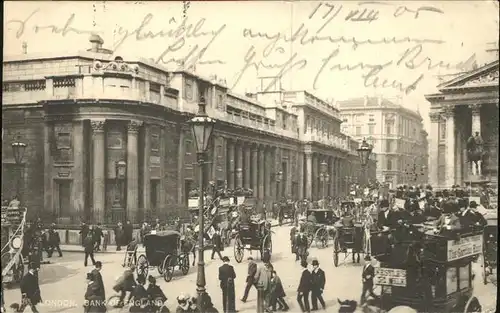 London Bank of England Kutschen Kat. City of London