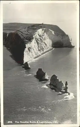 Sandown Isle of Wight The Needles Rocks Lighthouse Kat. Isle of Wight